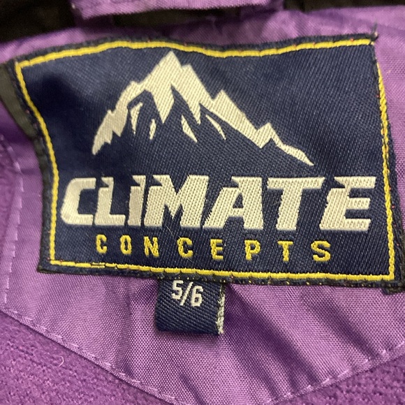 Climate Concept Puffer Jacket Girls Size 5/6 - Picture 3 of 5
